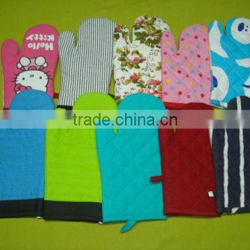 Printed Cotton Oven Mitt photo-3