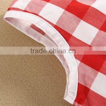 2015 Summer Design and Wholesale Sleeveless High Quality Baby Wear Lattics Pattern photo-3