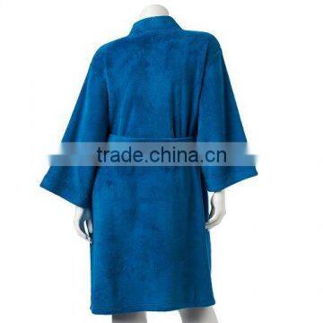 Long Sleeves Wholesale Bathrobe,custom Blank Cotton Bathrobe for Women photo-2