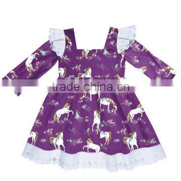 Boutique Girls Frock Designs Baby Children Halloween Mouse Pattern Dress Stylish Modern Girls Dresses photo-3