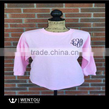 New Design Monogram Long Sleeve Seersucker Shirts photo-2