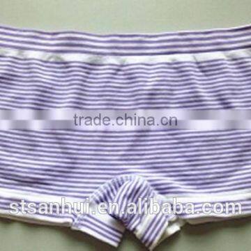 pictures ladies seamless panty with newest design striped printed