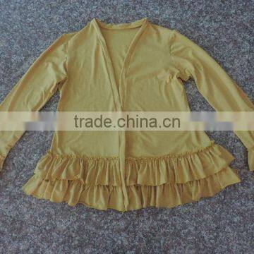 Wholesale 2016 Womans Jackets Super Cotton Ruffle Design Blouse Womans Spring Jackets photo-3