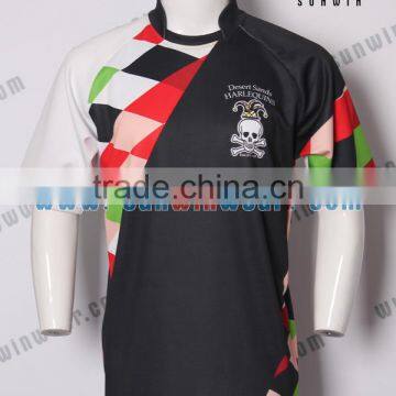 China sports clothing manufacturer rugby league jerseys new model rugby jersey sublimation