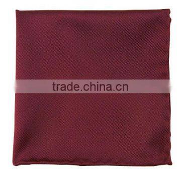 men's silk twill wine handkerchief