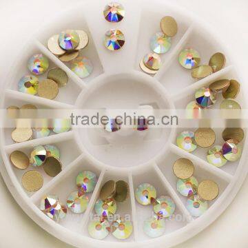 SS3-SS50 AB Color 2088 Non Hotfix Glass Stones Cheap Flat Back Rhinestones in Bulk photo-5