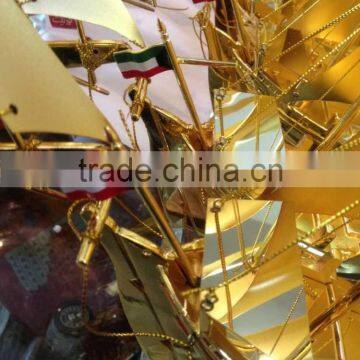 Fascinations Metal Earth Metal Works 3D Laser Cut Metal Golden Ship Model For Home Decoration photo-5