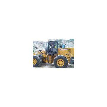 Large Construction Equipment Front End Wheel Loader With 4.2 CBM Bucket Volume