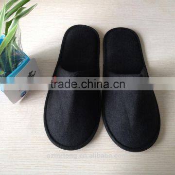 Black Personalized Hotel Room Slipper