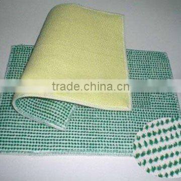 PP yarn microfiber cleaning pad scrub sponges wholesale bath sponges for cleaning