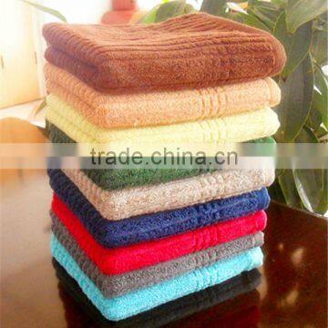 China Hot Sell High Quality Bamboo Fiber Untwisted Anti-bacterial Soft Face Towel