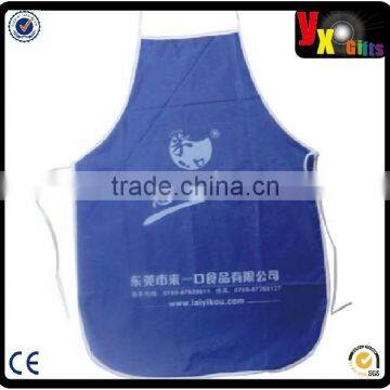 Awesome!!2015 hot design blue mini advertisement apron with good quality