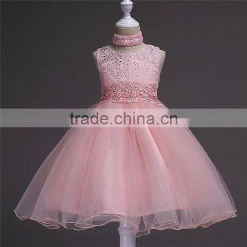 Newest Frock Design Beautiful Model Modern Kids Ball Gown Western Dresses for Girls photo-3
