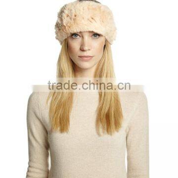 SJ646 High Quality Rabbit Fur Women Wholesale Furs Headbands