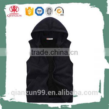 High Quality Mens Custom Blank Sleeveless Hoodies