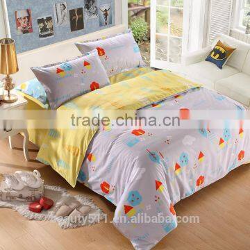 Modern Design Polyester Printed comforter luxury home textile Cotton bed sheet BS379