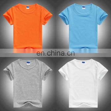 2016 new children plain t-shirts,wholesale kids clothes