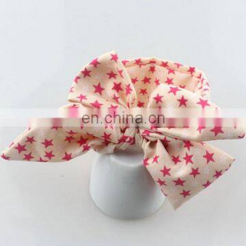 Baby Messy Bows Headband Flora Headwrap Soft Cotton Knotted Headband For Baby First Birthday