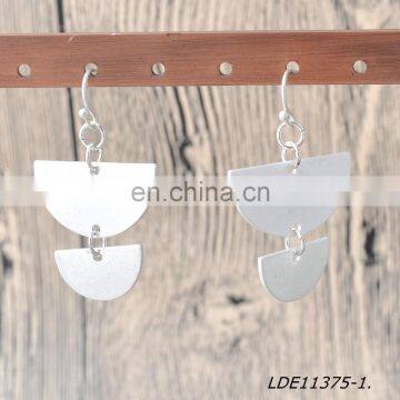 Moon Earring Geometric Earrings Half Circle Earrings