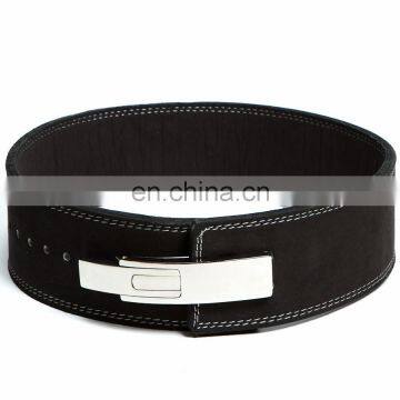 Black Leather Lever belt 13mm/ Custom Weightlifting Belt