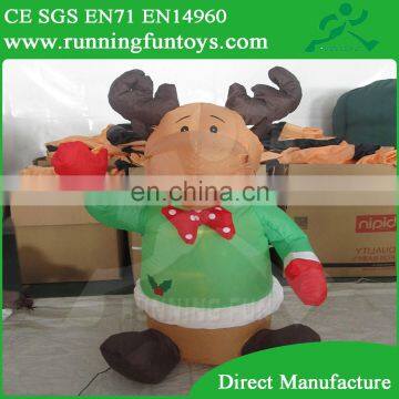 Mini Christmas Inflatable Reindeer Moose, Christmat Inflatable Decorations