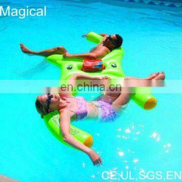 Inflatable aqua bar structure/water bed