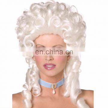 Halloween Carnival Party Baroque Wig for Adults