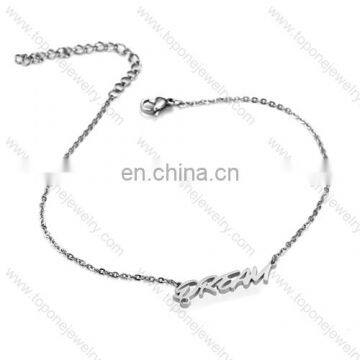 wholesale new fashion design bracelet 316L stainless steel inspirational bracelet