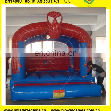 Brand design small spiderman inflatable bounce house