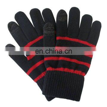 e touch knitted gloves
