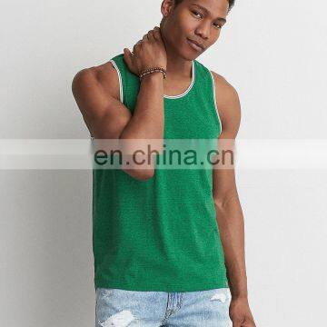 Wholesale custom plain men gym tank tops