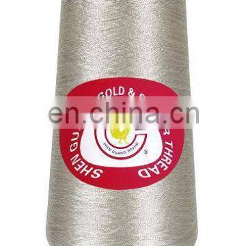 metallic yarn pure silver or pure gold