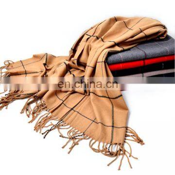 New Arrival Plaid high-grade Blanket cashmere scarf