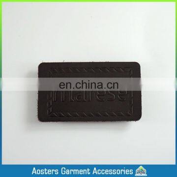 Jeans Leather Labels Product Custom From Leather Patch Distributor Made in China photo-6