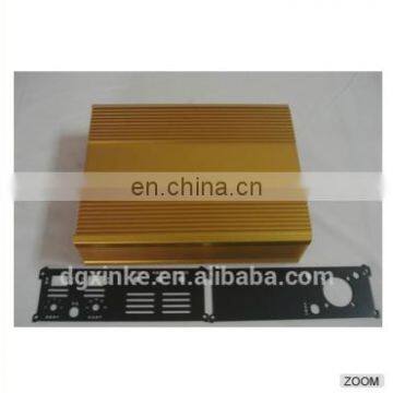 High Quality Aluminum Extrusion Profile AMP Enclosure Heat Sink.