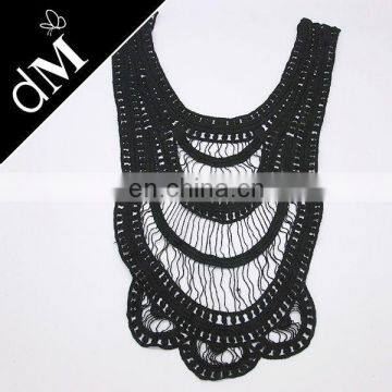 Wholesale fashion cotton lace collar appliques for dress NL-382