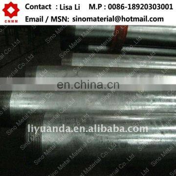 galvanized water pipe