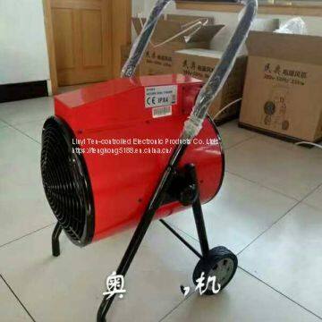 Industrial air forced fan heater 380V  15KW red