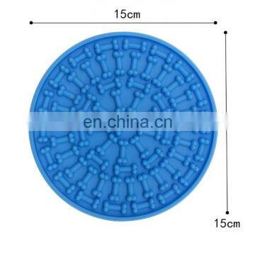 Silicone Pet Dog Shit Pad and Sucker Bowl for Bathing and Distracting Slow Food photo-4