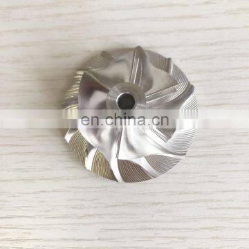 GT15-25 702489-0003 32.87/49.00mm 6+6 blades turbo milling/aluminum 2618/billet compressor wheel for 701470-0002