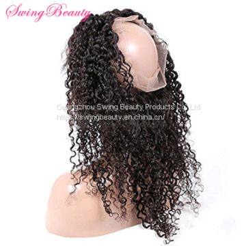 Swiss 360 Full Lace Frontal Wigs 100% Natural Remy Human Hair Extensions photo-2