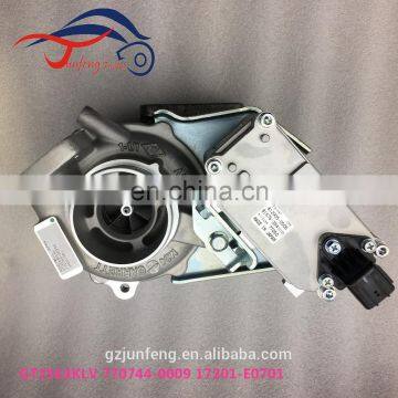 GENUINE NEW GT2563KLV Turbocharger 770744-0009 17201-E0701 N04C engine turbo for HINO COASTER BUS 4.0L engine