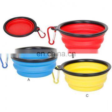 Hangzhou Tianyuan TPR Collapsible Travel Foldable Portable Pet Dog Cat Food Bowl