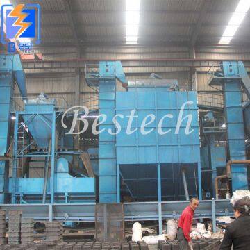 Green clay sand processing reclamation production equipment line for foundry plant