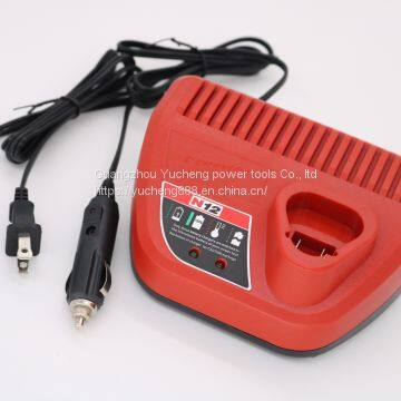 2020 new product 12V 3.0A LITHIUM ION VEHICLE AND WALL BATTERY CHARGER FOR Milwaukee M12