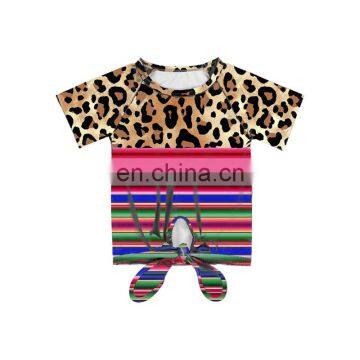 Girl Mexican Serape Blouse Short Sleeve Tunic Top Kids 2019 Summer Clothes