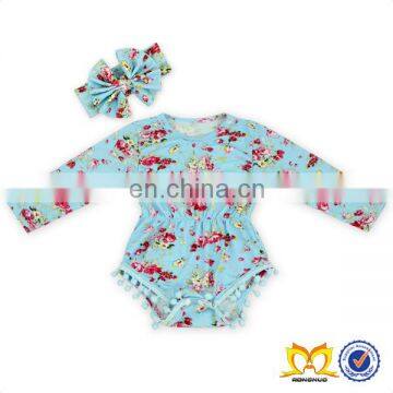 Long Sleeve Printing Style Baby Rompers Product Type organic cotton baby rompers wholesale baby clothes