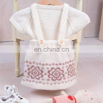 Knitted 100% Cotton Kid Girl Knitted 2pcs Set On SALE 2020 Knitted Top and Pant photo-5