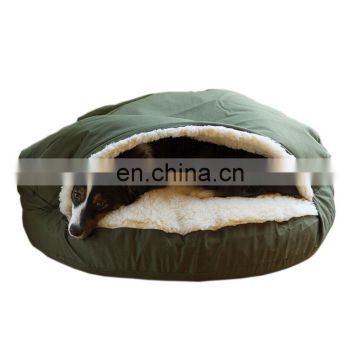 2020 New Products dog hole bed Washable Round Pet Sleeping Bag For Dog