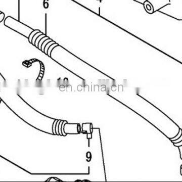 Diesel engine parts 4TNV84 fuel pipe assy 129981-59010